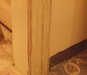 Renovace zárubně - před lakováním